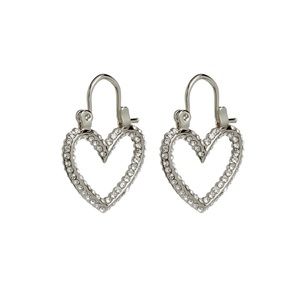 Luv Aj pave mini heartbreaker hoops